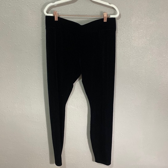 J Crew Stretch Velvet Leggings Size Large - Picture 1 of 6